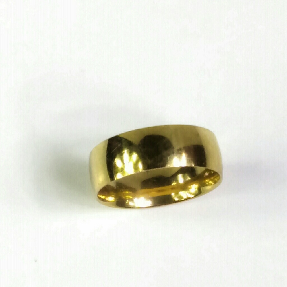 22k gold filled titanium ring.